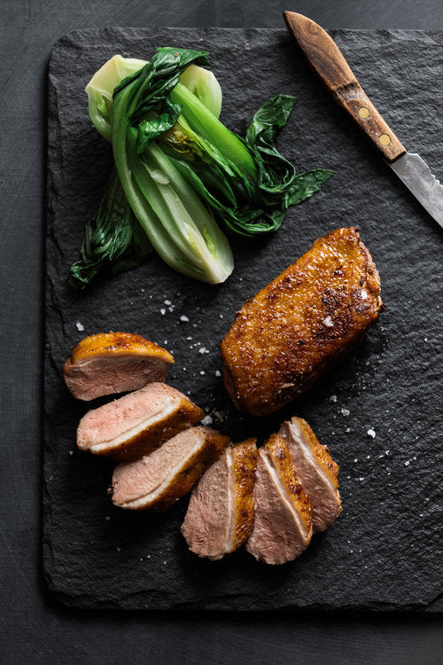 Duck Breasts w/ Spiced Smoked Salt