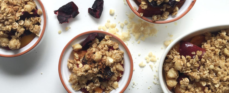DAVIDSON PLUM AND MACADAMIA CRUMBLE