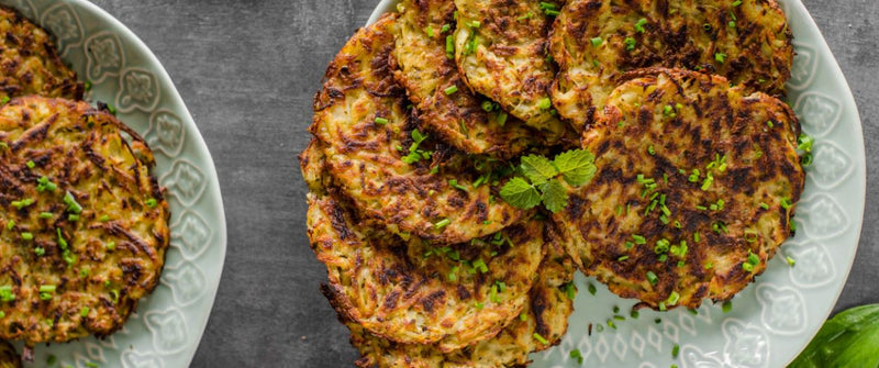 SWEET POTATO, KALE & QUINOA FRITTERS