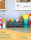 Sun Zapper Zinc Oxide Sun Block - Pink, White & Blue - SPF 50+