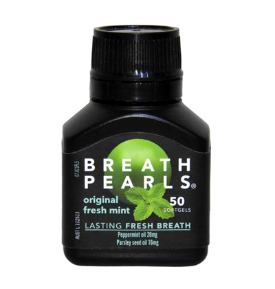 Breath Pearls Original Freshens Breath 50 softgels