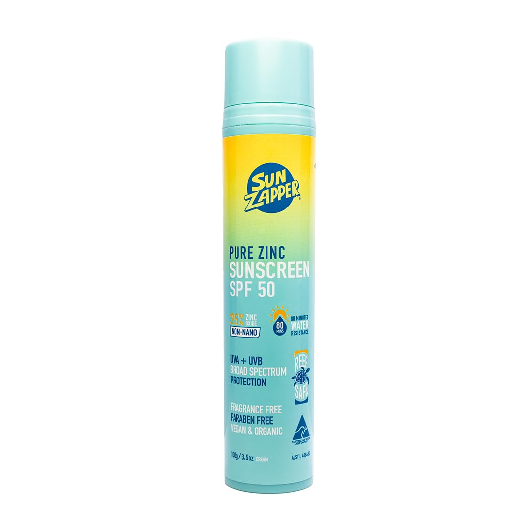 Sun Zapper Pure Zinc Sunscreen SPF 50 Pump 100g