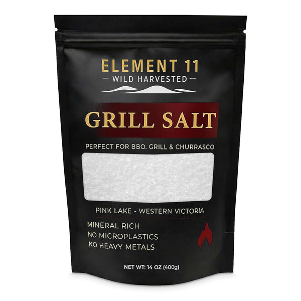 Element 11 Wild Harvested Grill Salt for BBQ, Grill and Churrasco 14 oz (400 g)