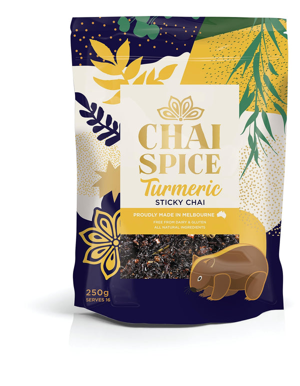 Chai Spice Turmeric Sticky Chai 8.8 oz (250 g)