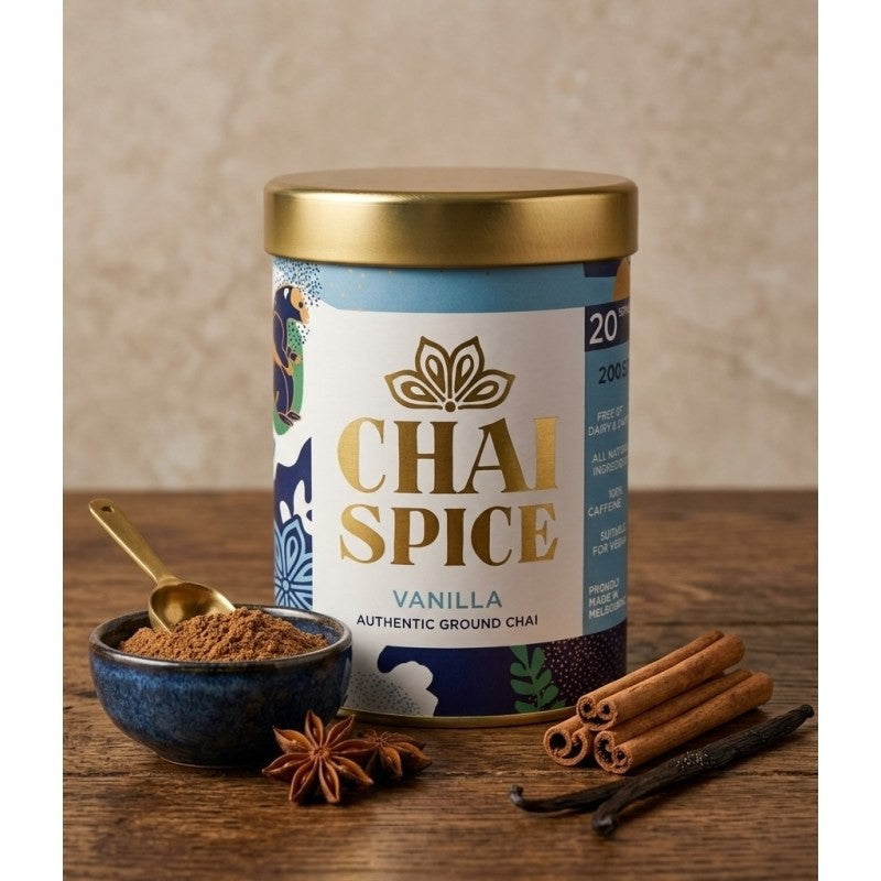 Chai Spice Authentic Ground Chai Vanilla 7 oz (200 g)