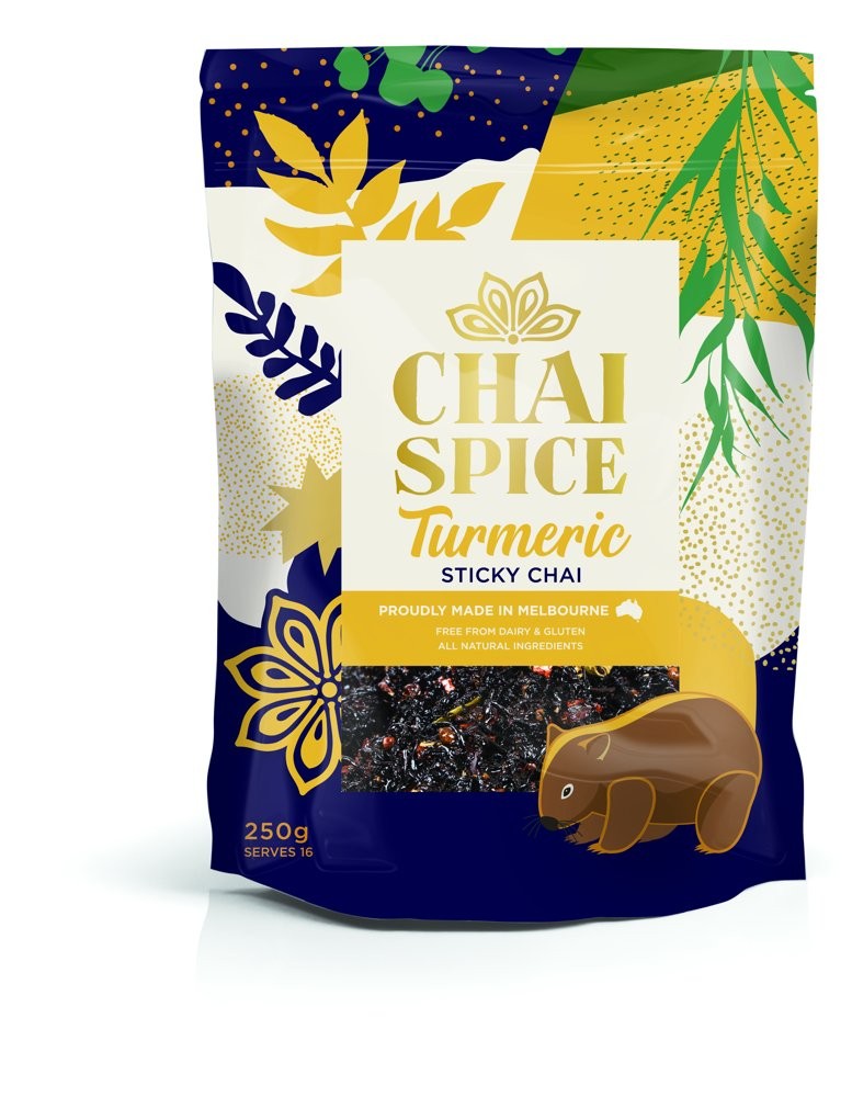 Chai Spice Turmeric Sticky Chai 8.8 oz (250 g)