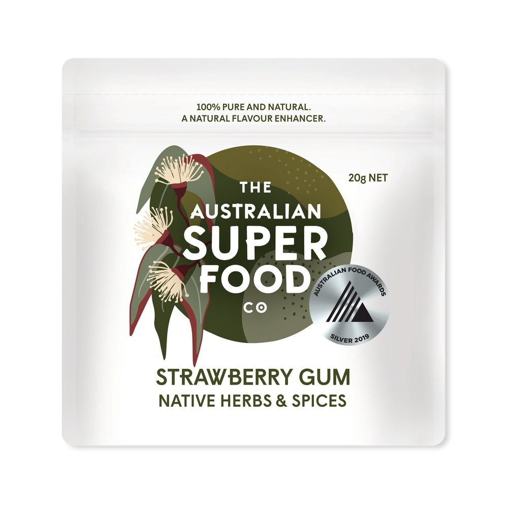 The Australian Superfood Co Flaked Strawberry Gum 0.7 oz (20 g)