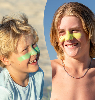 Sun Zapper Zinc Oxide Sun Block - Skin Tone, Green & Gold - SPF 50+