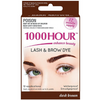 1000 Hour Eyelash & Brow Dye/Tint Kit Permanent Mascara (Dark Brown)