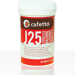40 Jura Cleaning Tablets for Super Automatic Espresso Machines - by Cafetto - Model J25 for Descaling Jura and Krups Machines